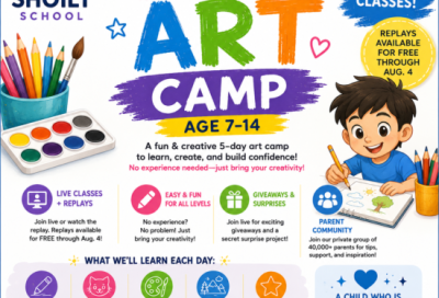 FREE Art Camp (Ages 7–14)